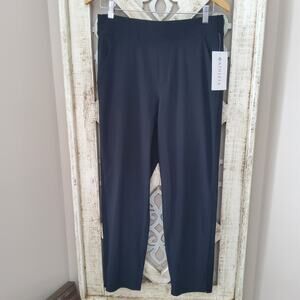 Athleta Women's Brooklyn Ankle Pant Size 6 Black Pull on Elastic Waist